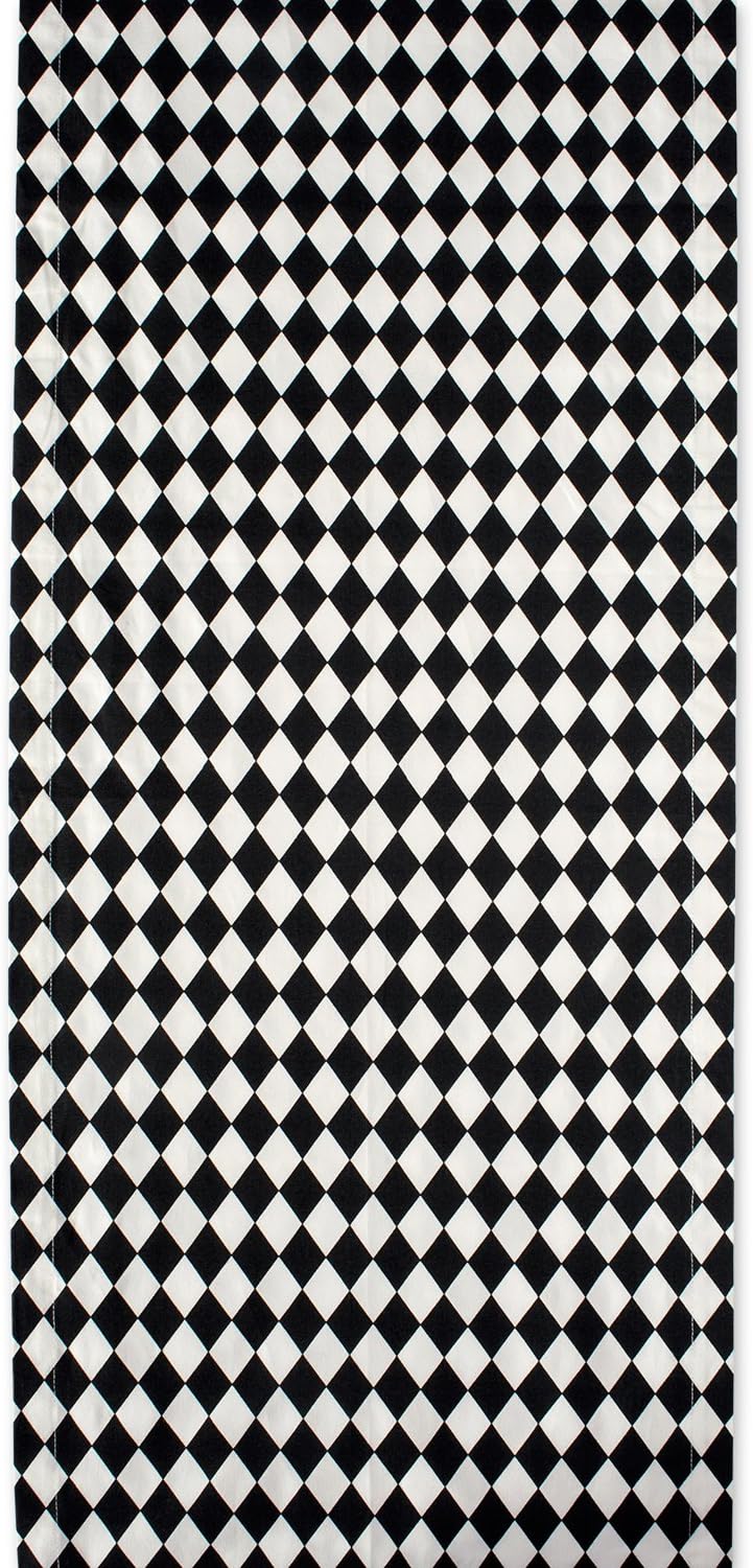 Selected DII black-and-cream harlequin runner