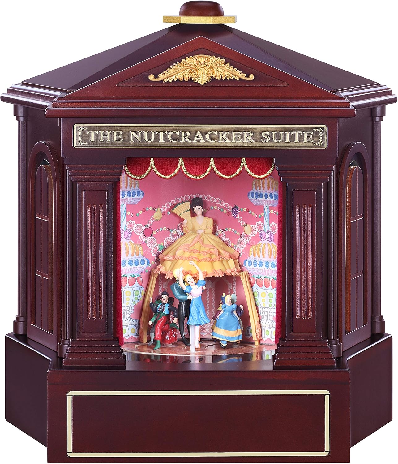 Mr. Christmas brown Nutcracker Suite miniature theatre