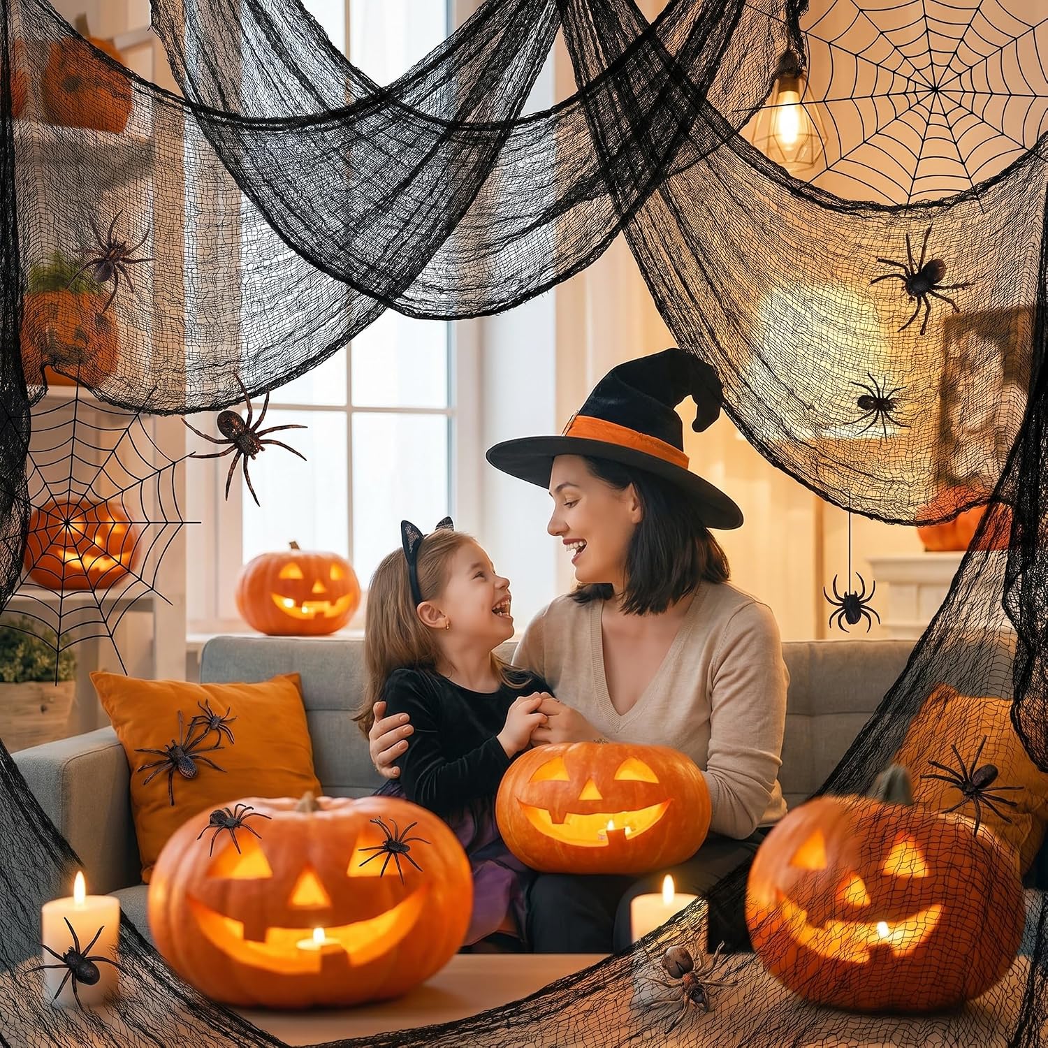Manufacturer Halloween backdrop styling illustration