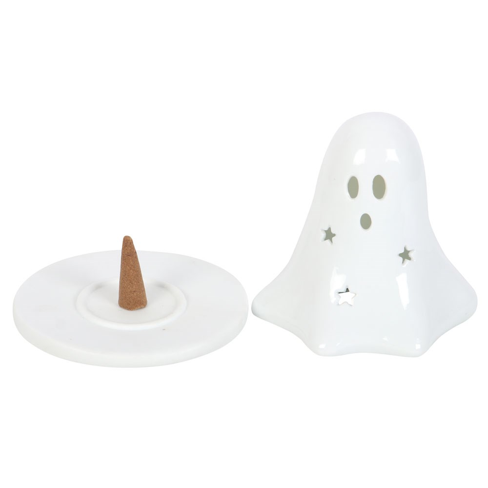 Ghost holder and base shown separately with a cone