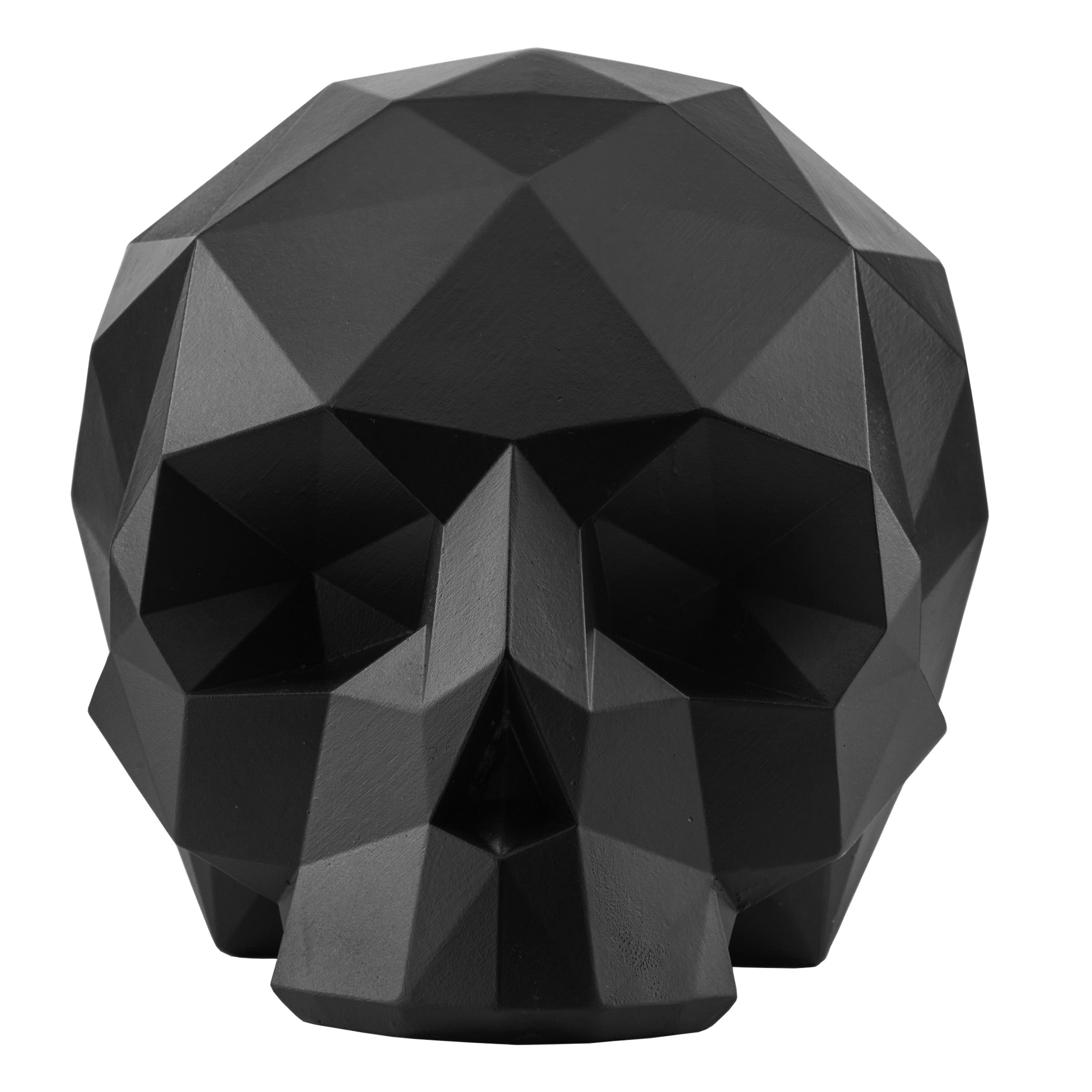 Selected National Tree Company faceted black skull