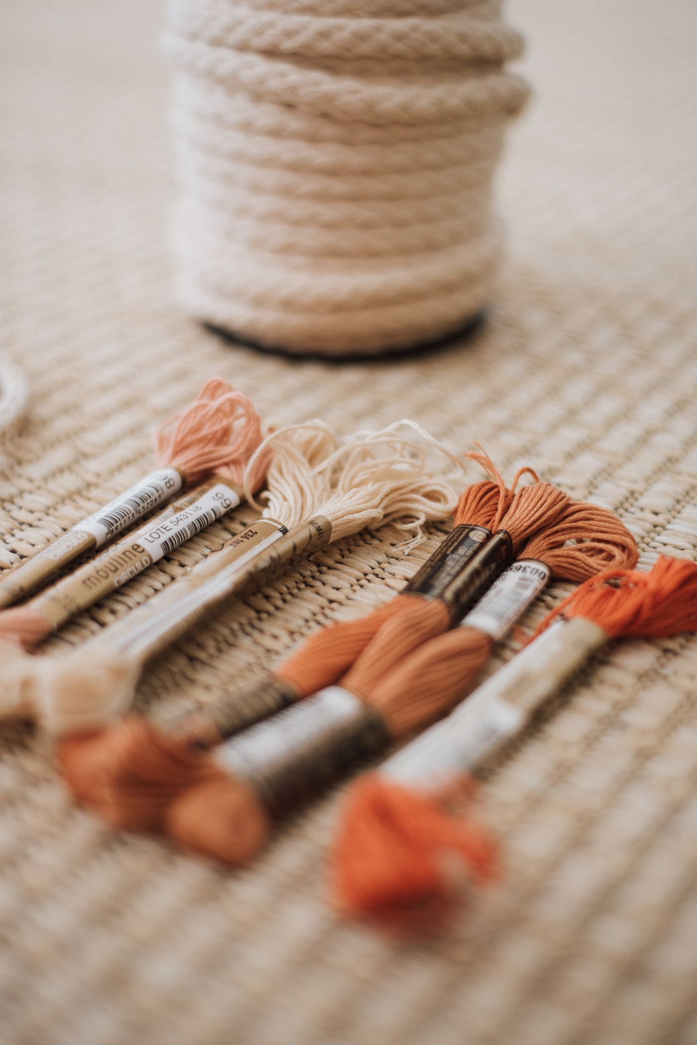 Organize Embroidery Floss by Maker, Color Code, and Active Project